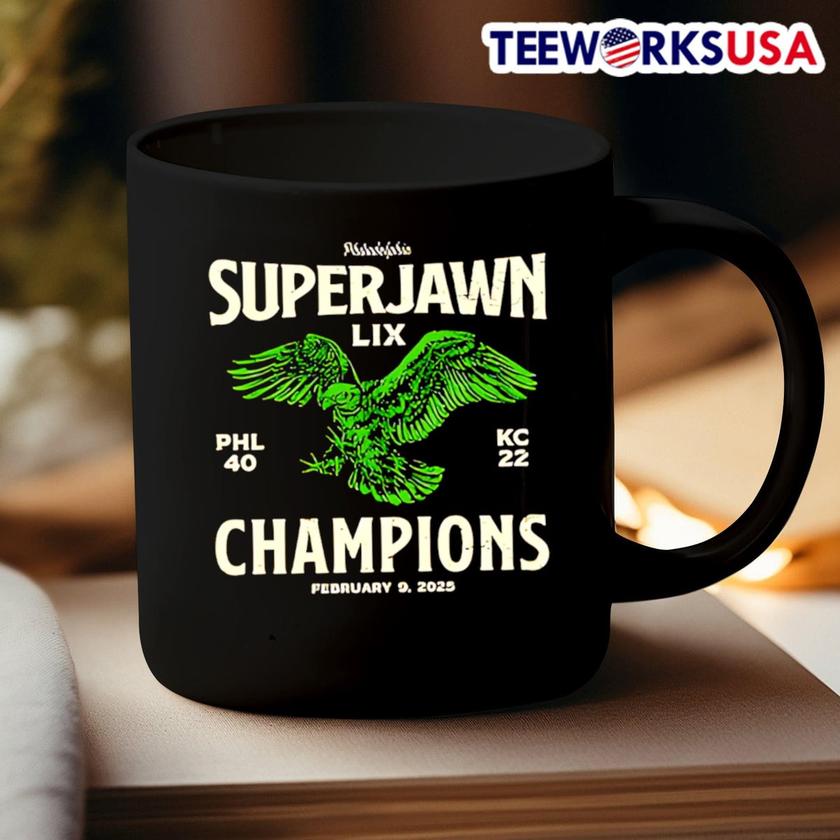 Super Jawn LIX Champions 2025 - Adult & Kids T-Shirts, Sweatshirts & Hoodies apparel design preview 3