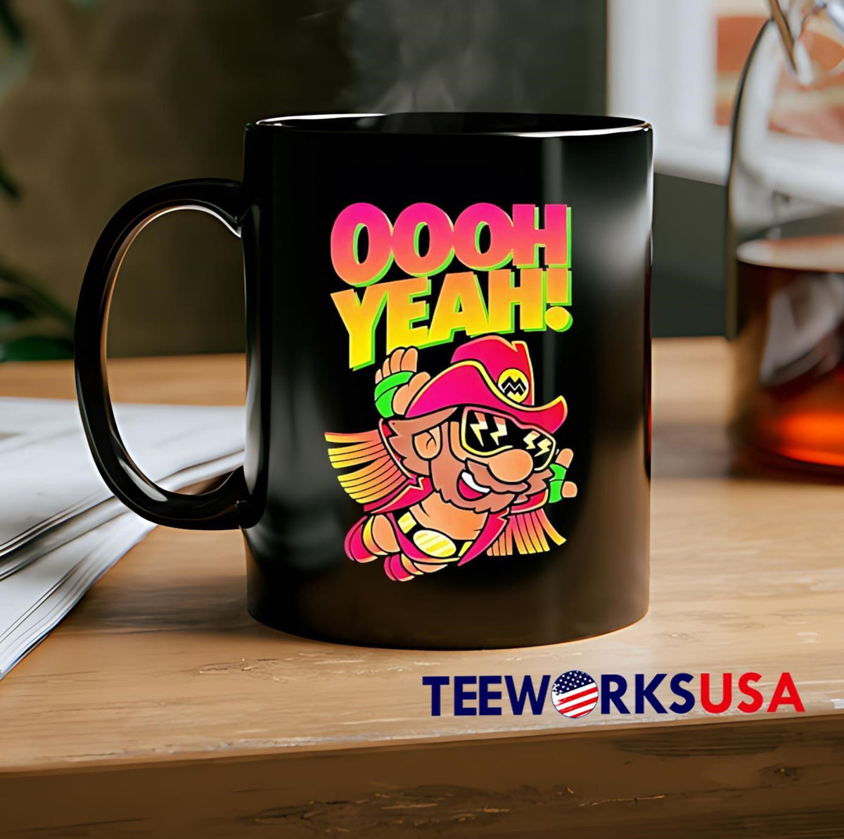 Super Mario Ooh Yeah - Adult & Kids T-Shirts, Sweatshirts & Hoodies apparel design preview 2