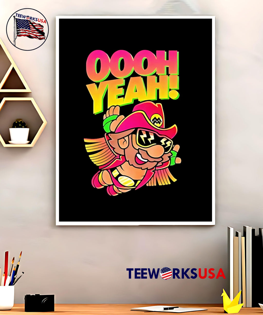 Super Mario Ooh Yeah - Adult & Kids T-Shirts, Sweatshirts & Hoodies apparel design preview 5