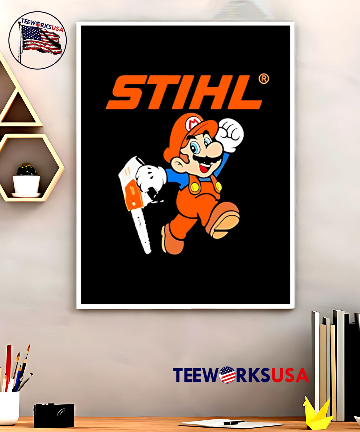 Super Mario StiHl - Adult & Kids T-Shirts, Sweatshirts & Hoodies apparel design preview 5