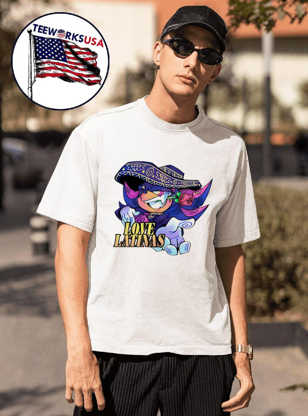 Super Sonic love Latinas - Adult & Kids T-Shirts, Sweatshirts & Hoodies apparel design preview 1