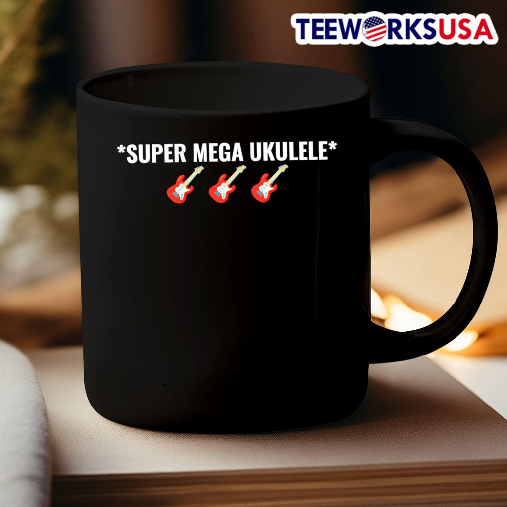 Super mega Ukulele - Adult & Kids T-Shirts, Sweatshirts & Hoodies apparel design preview 3