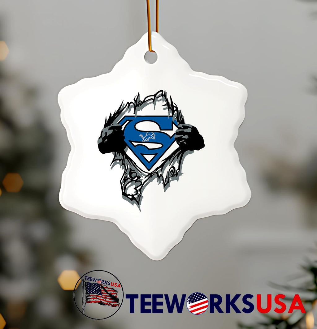 Superhero Detroit Lions - Adult & Kids T-Shirts, Sweatshirts & Hoodies apparel design preview 7