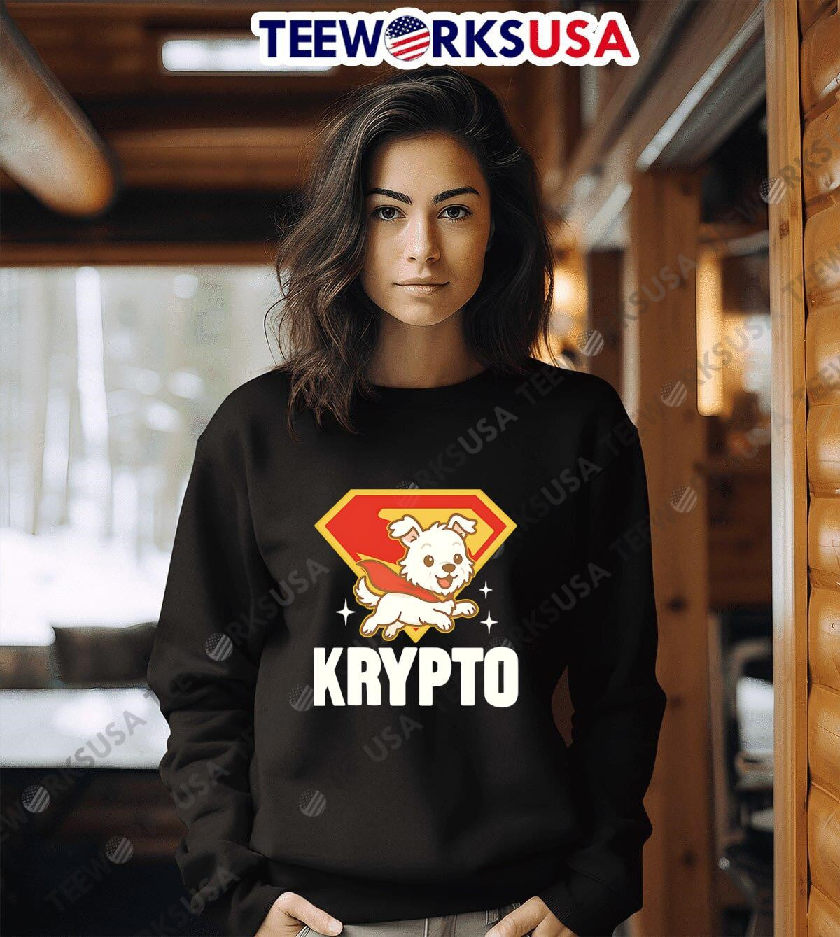 Superman Dog Krypto - Adult & Kids T-Shirts, Sweatshirts & Hoodies apparel design preview 6