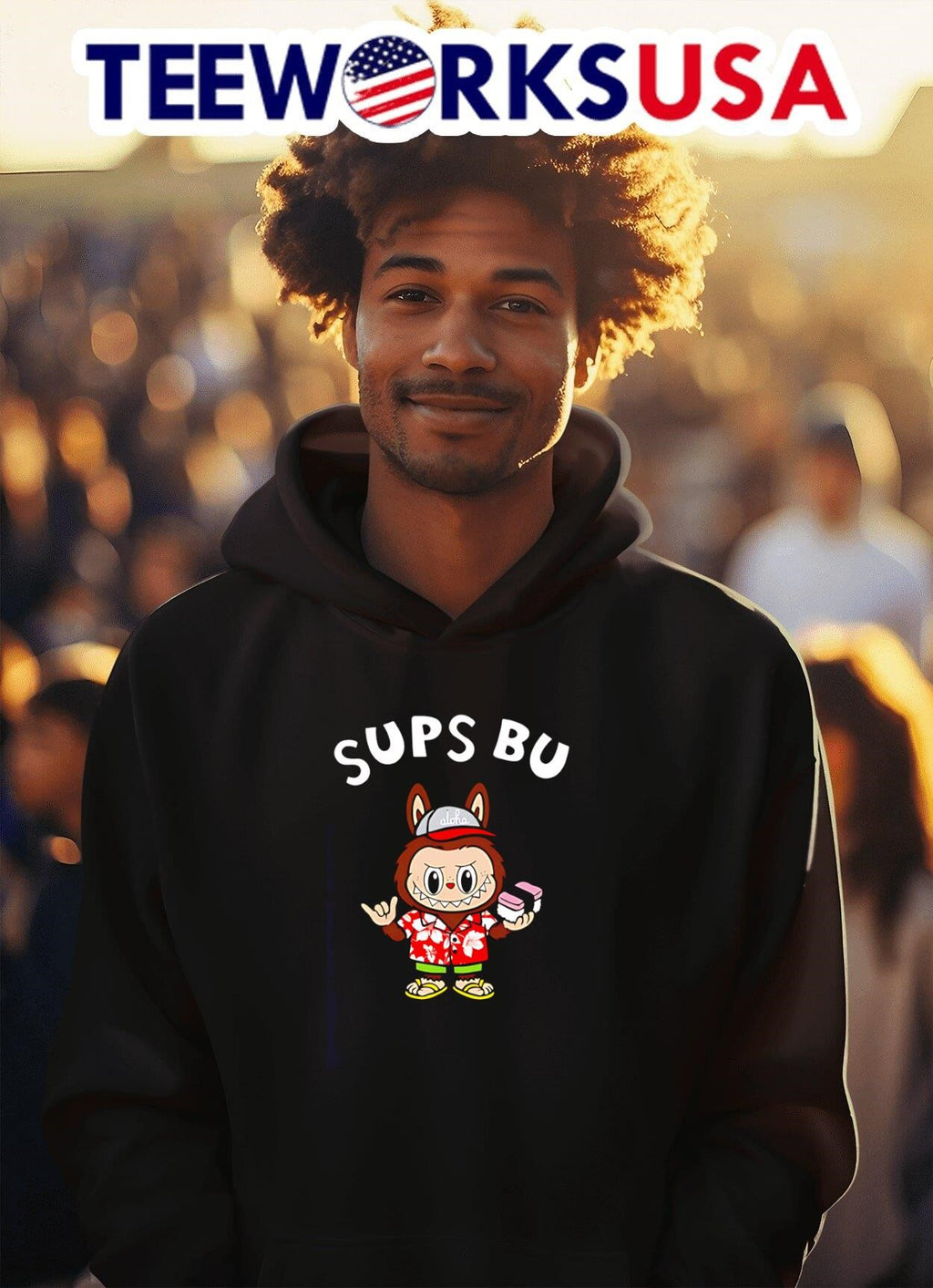 Sups Bu Labubu - Adult & Kids T-Shirts, Sweatshirts & Hoodies apparel design preview 2