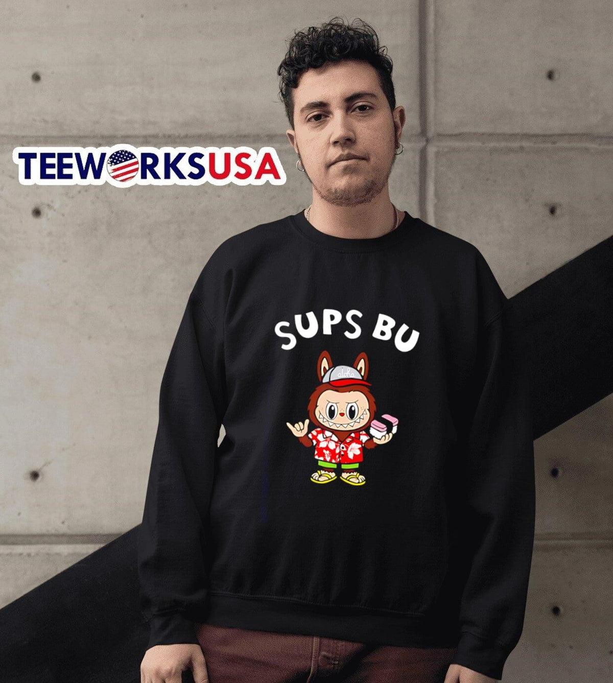 Sups Bu Labubu - Adult & Kids T-Shirts, Sweatshirts & Hoodies apparel design preview 6