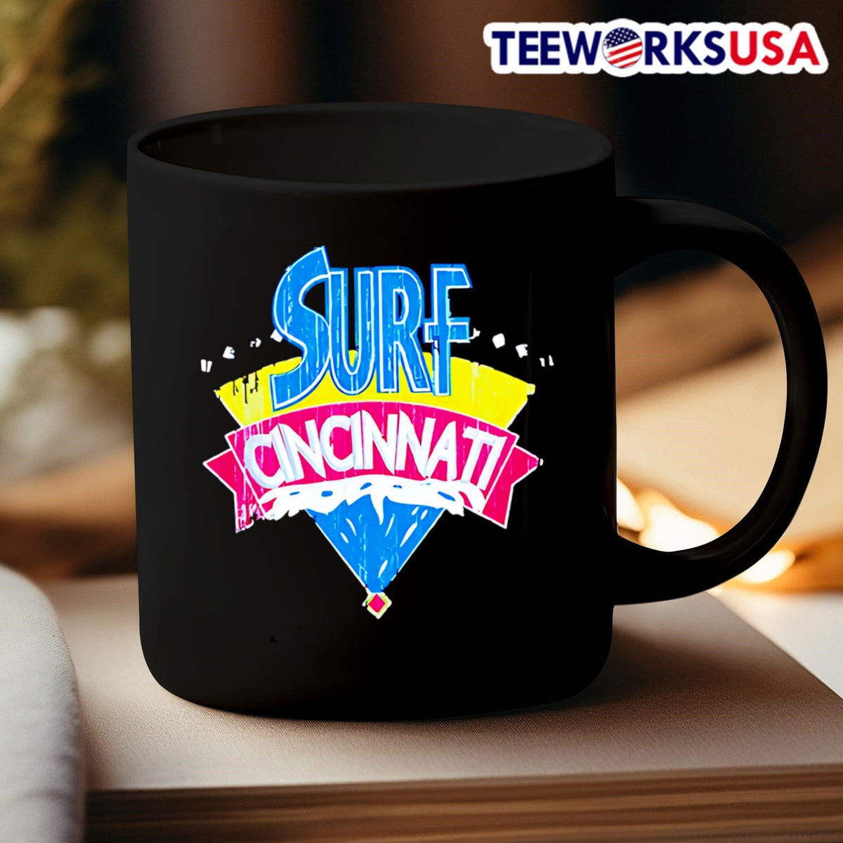 Surf Cincinnati - Adult & Kids T-Shirts, Sweatshirts & Hoodies apparel design preview 3