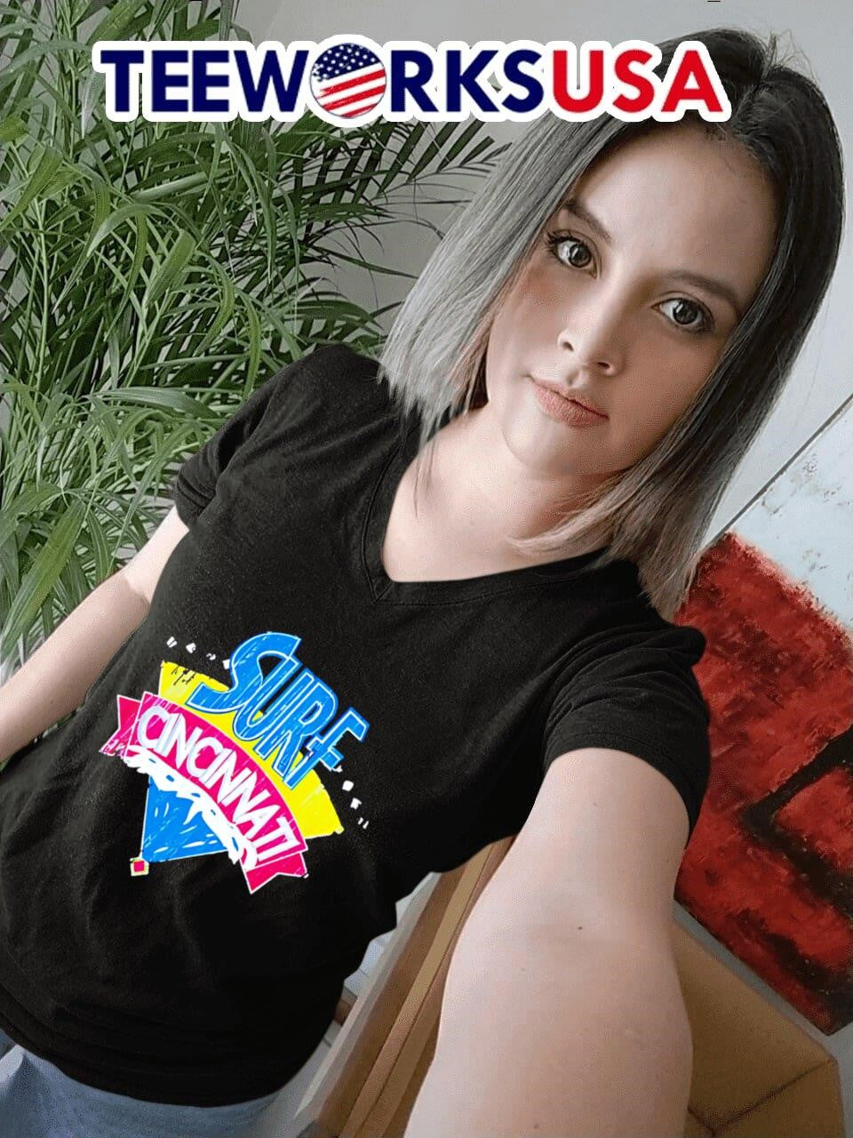 Surf Cincinnati - Adult & Kids T-Shirts, Sweatshirts & Hoodies apparel design preview 7