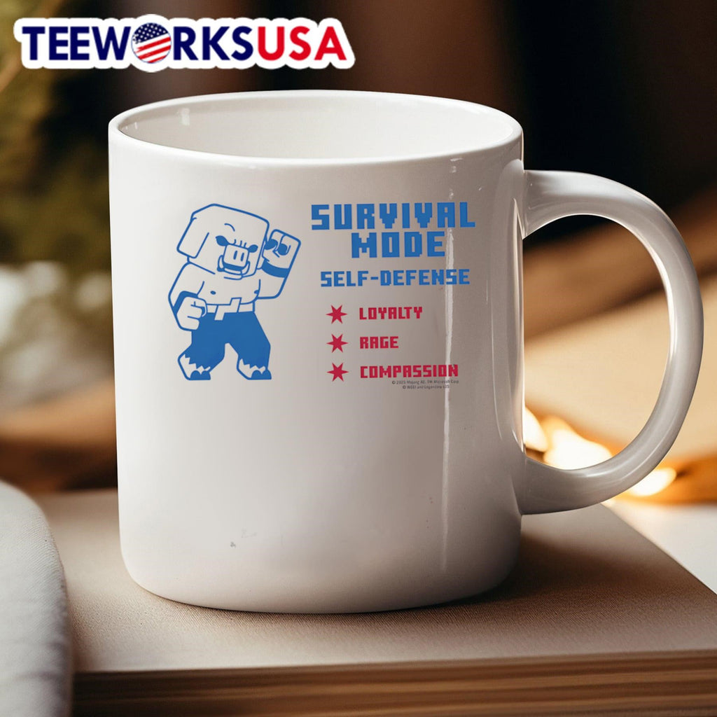 Survival mode self defense loyalty rage compassion - Adult & Kids T-Shirts, Sweatshirts & Hoodies apparel design preview 4