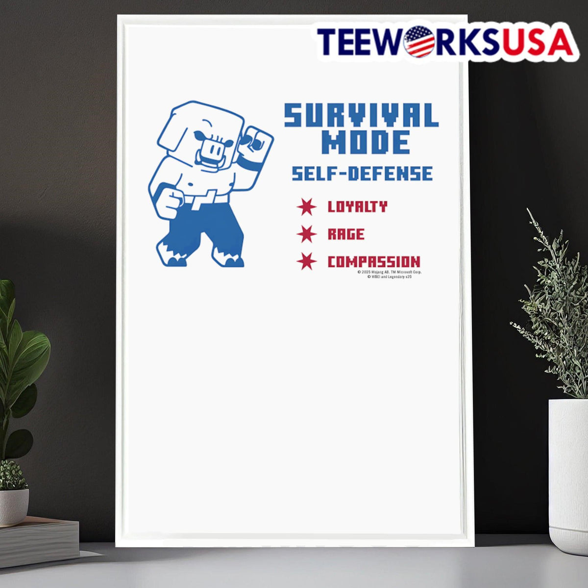 Survival mode self defense loyalty rage compassion - Adult & Kids T-Shirts, Sweatshirts & Hoodies apparel design preview 6