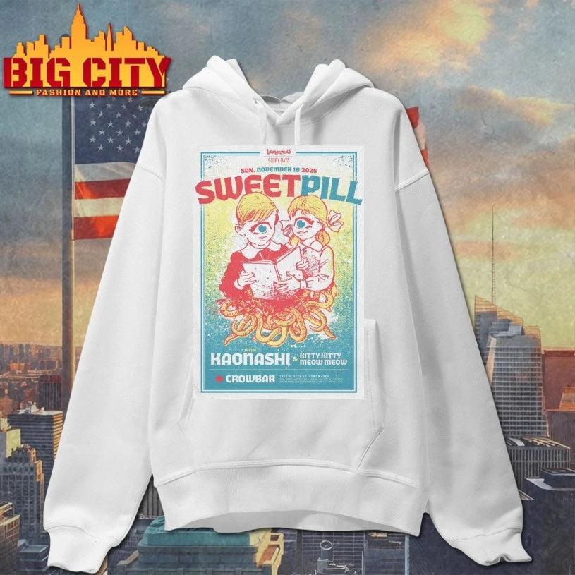Sweet Pill Tampa Tour On Nov 16 2025 Poster - Adult & Kids T-Shirts, Sweatshirts & Hoodies apparel design preview 2