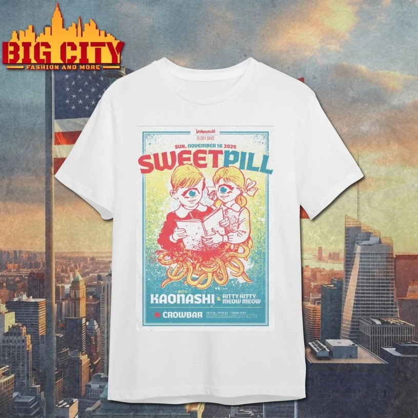 Sweet Pill Tampa Tour On Nov 16 2025 Poster - Adult & Kids T-Shirts, Sweatshirts & Hoodies apparel design preview 1