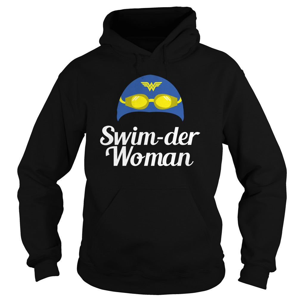 Swim Der Woman - Adult & Kids T-Shirts, Sweatshirts & Hoodies apparel design preview 4