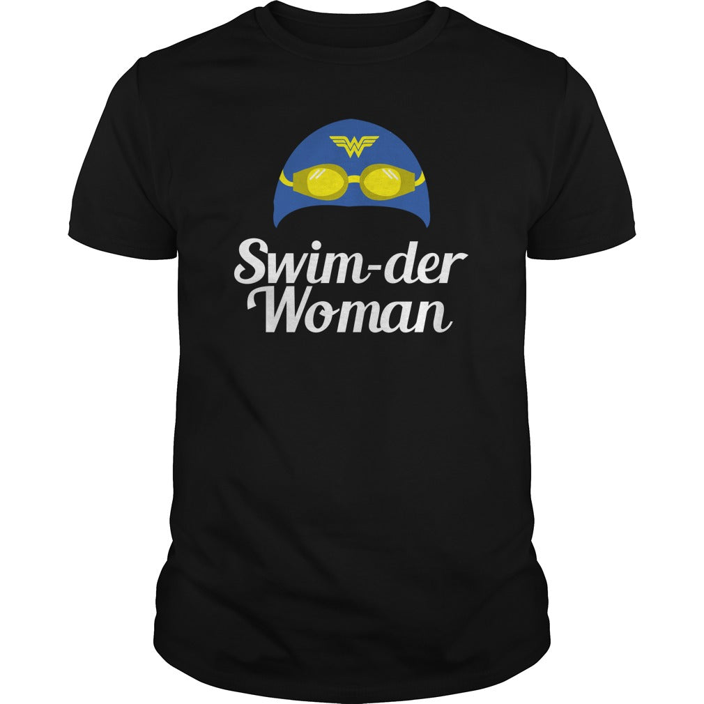 Swim Der Woman - Adult & Kids T-Shirts, Sweatshirts & Hoodies apparel design preview 1