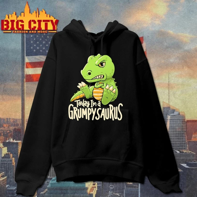 T-rex today i'm a Grumpysaurus - Adult & Kids T-Shirts, Sweatshirts & Hoodies apparel design preview 2