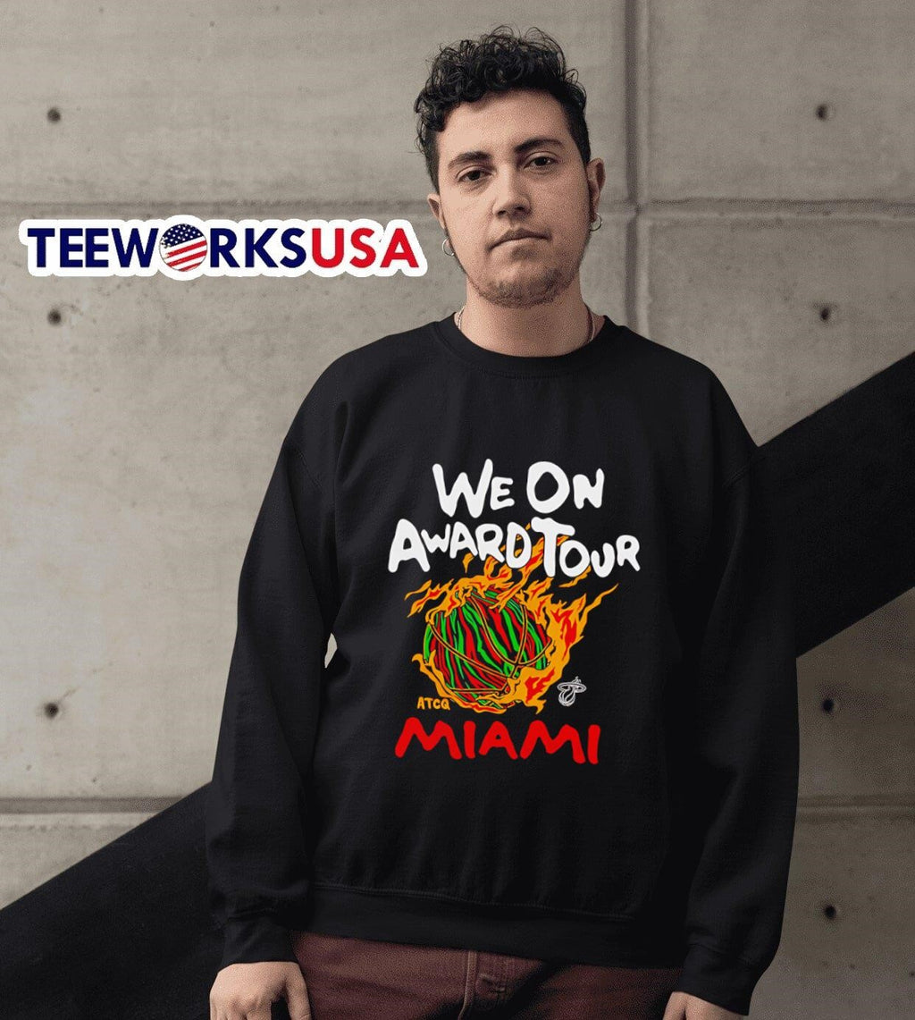 A Tribe Called Quest x Miami Heat We On Award Tour - Adult & Kids T-Shirts, Sweatshirts & Hoodies apparel design preview 6