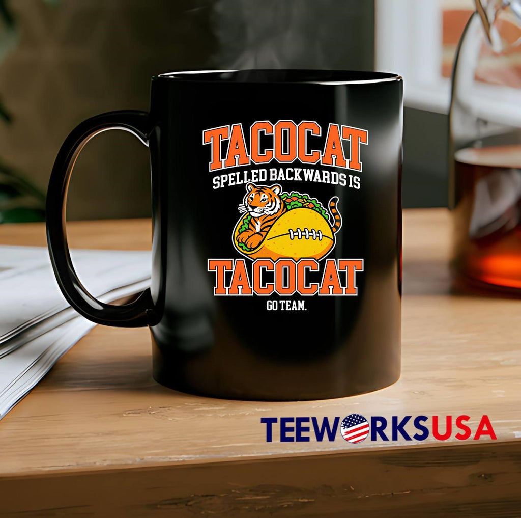 Tacocat Spelled Backwards Is Go Team - Adult & Kids T-Shirts, Sweatshirts & Hoodies apparel design preview 2