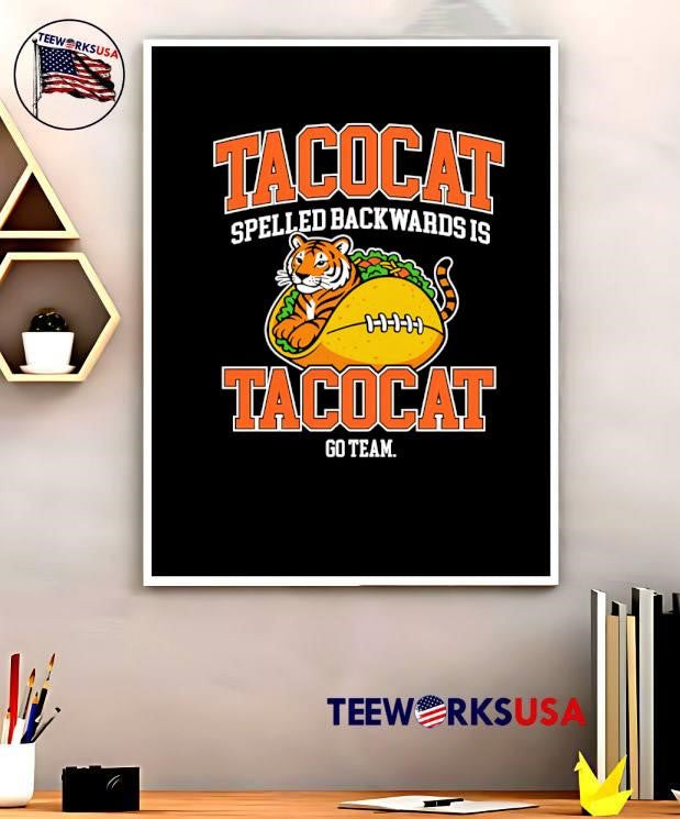 Tacocat Spelled Backwards Is Go Team - Adult & Kids T-Shirts, Sweatshirts & Hoodies apparel design preview 5