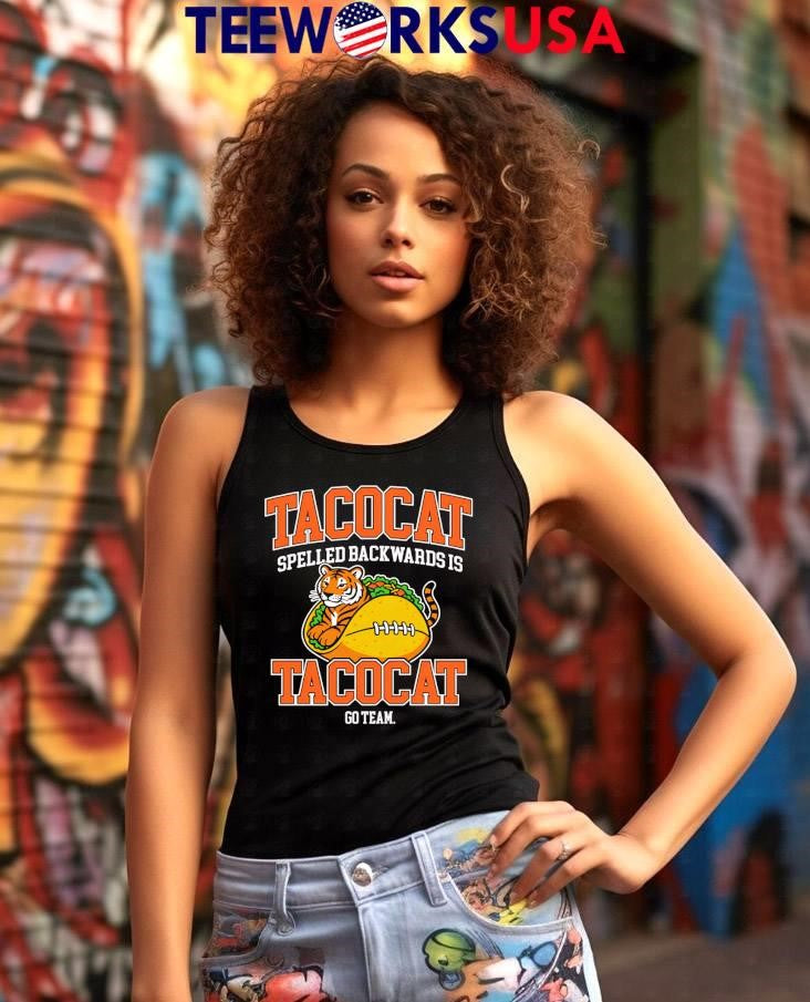 Tacocat Spelled Backwards Is Go Team - Adult & Kids T-Shirts, Sweatshirts & Hoodies apparel design preview 7