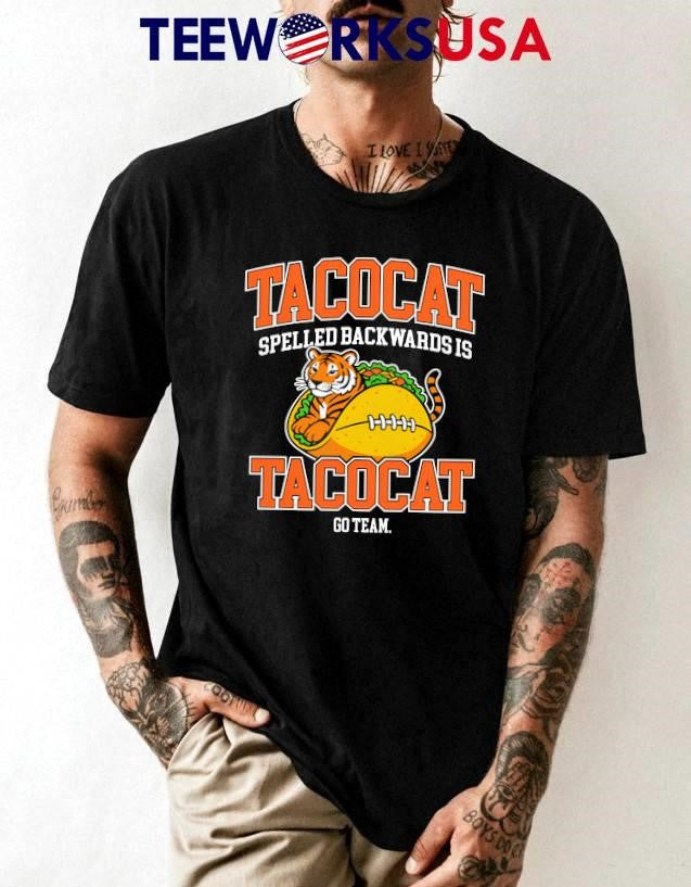 Tacocat Spelled Backwards Is Go Team - Adult & Kids T-Shirts, Sweatshirts & Hoodies apparel design preview 1