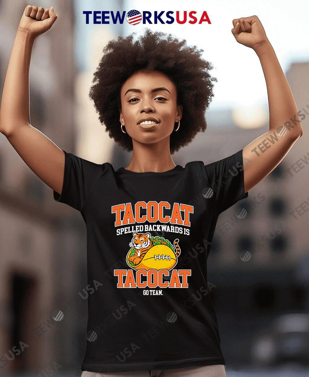 Tacocat Spelled Backwards Is Go Team - Adult & Kids T-Shirts, Sweatshirts & Hoodies apparel design preview 8