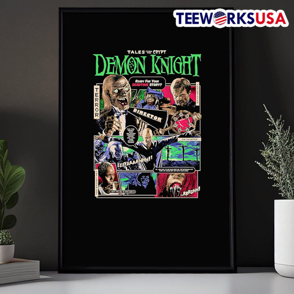 Tales from the Crypt Demon Knight - Adult & Kids T-Shirts, Sweatshirts & Hoodies apparel design preview 5