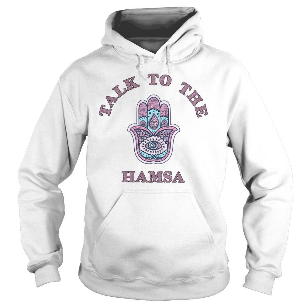Talk To The Hamsa - Adult & Kids T-Shirts, Sweatshirts & Hoodies apparel design preview 4