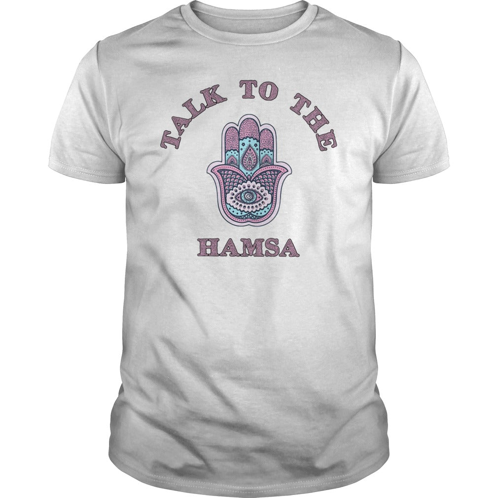 Talk To The Hamsa - Adult & Kids T-Shirts, Sweatshirts & Hoodies apparel design preview 1