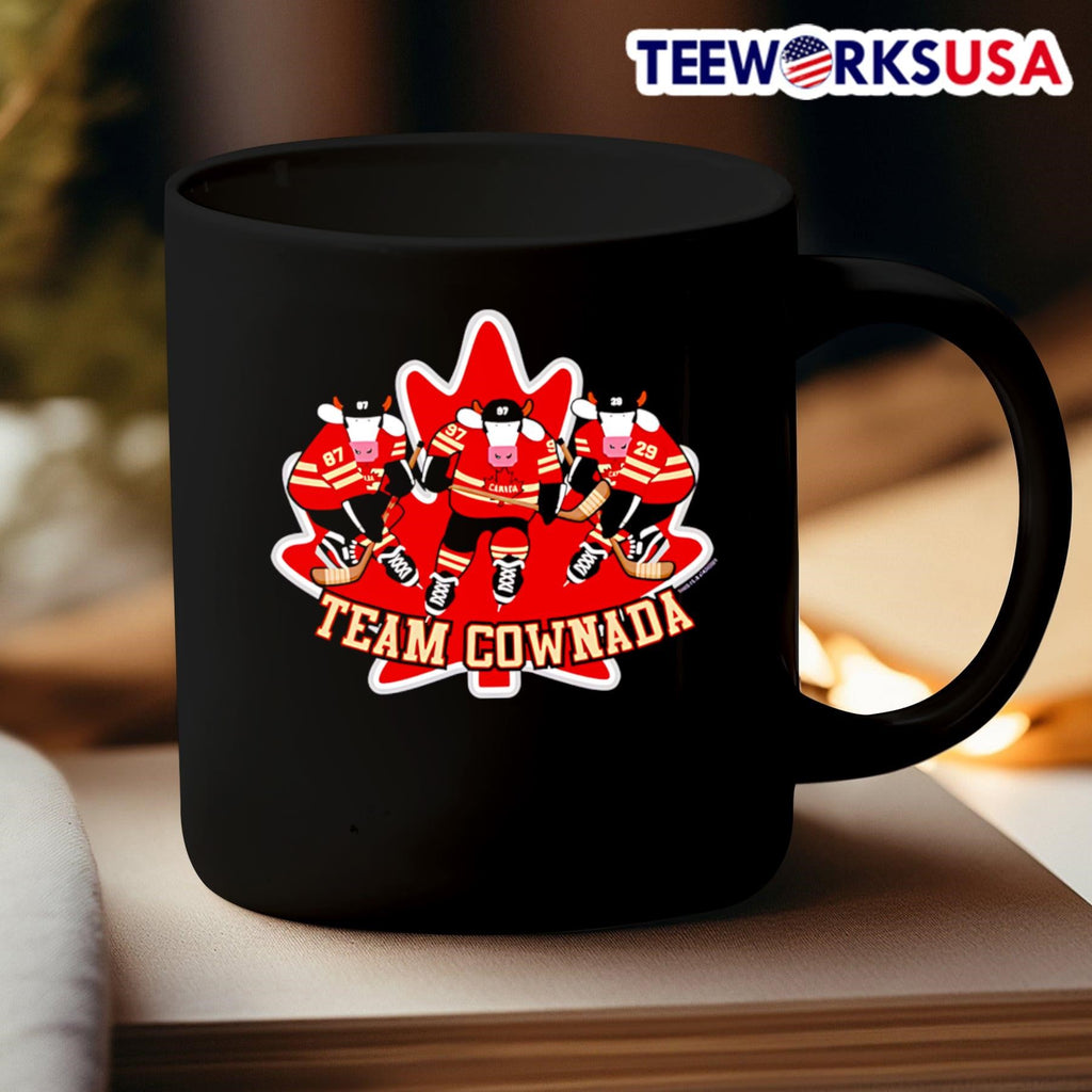 Team COWnada hockey - Adult & Kids T-Shirts, Sweatshirts & Hoodies apparel design preview 3