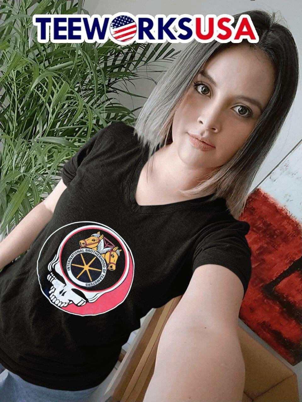 Teamsters x Grateful Dead - Adult & Kids T-Shirts, Sweatshirts & Hoodies apparel design preview 7