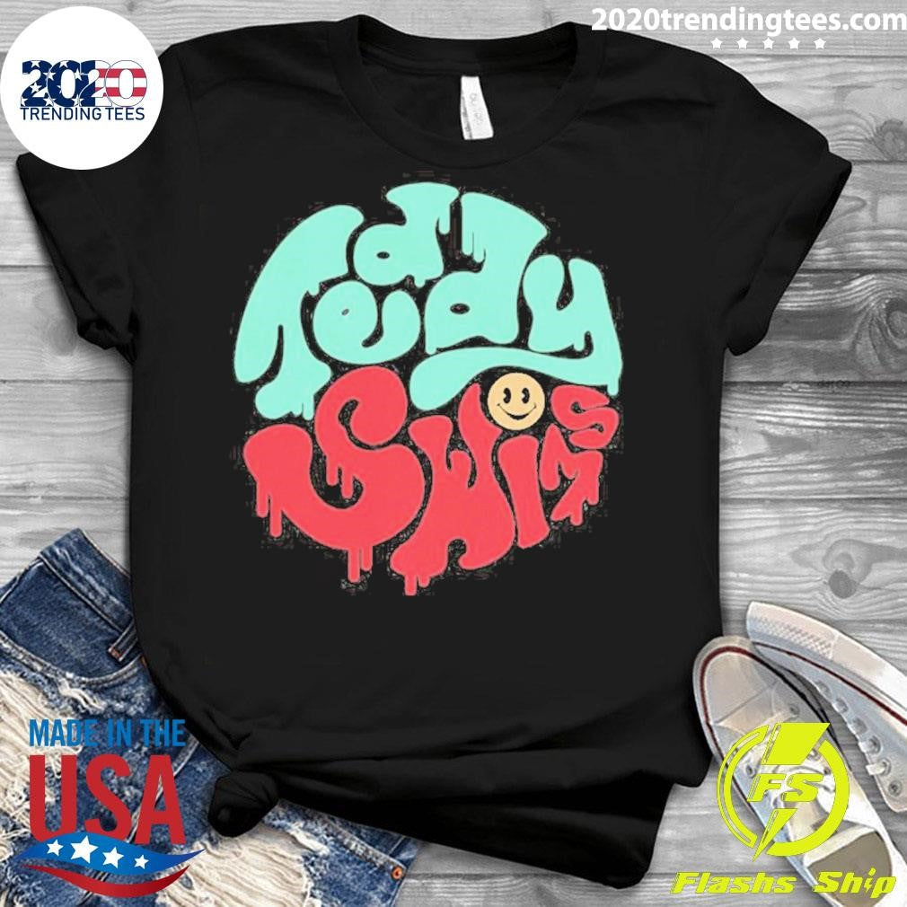 Teddy Swims Smiley - Adult & Kids T-Shirts, Sweatshirts & Hoodies apparel design preview 3