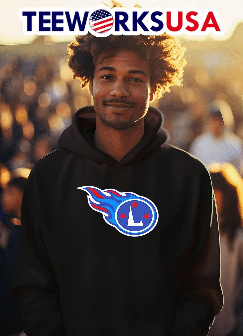 Tennessee Titans L's logo - Adult & Kids T-Shirts, Sweatshirts & Hoodies apparel design preview 2