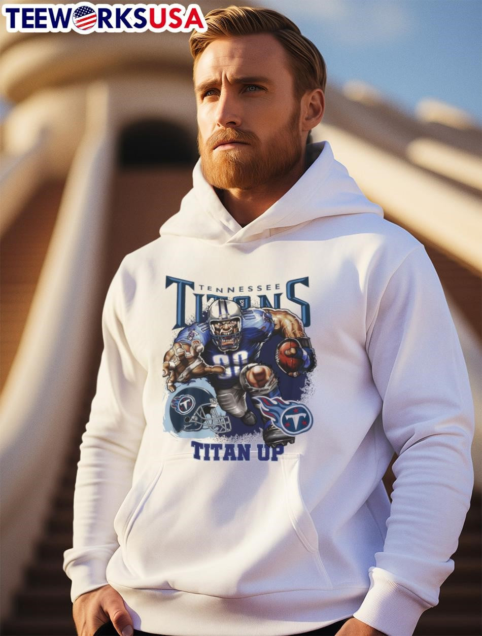 Tennessee Titans mascot titan up - Adult & Kids T-Shirts, Sweatshirts & Hoodies apparel design preview 2