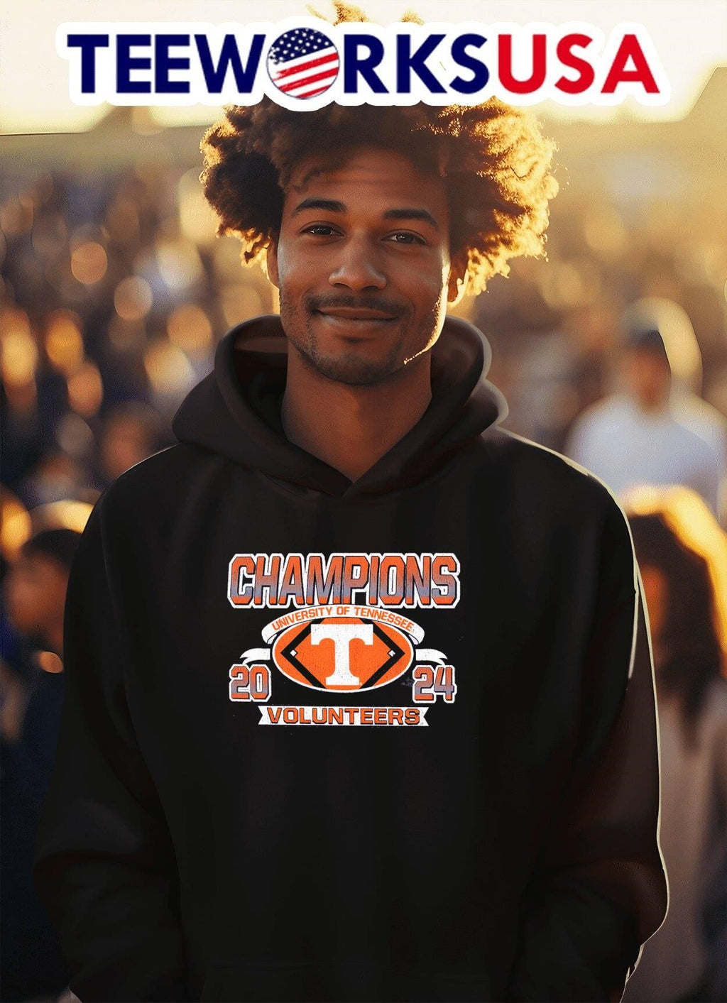 Tennessee Volunteers champions university of 2024 - Adult & Kids T-Shirts, Sweatshirts & Hoodies apparel design preview 2