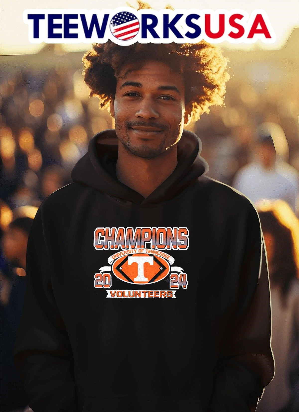 Tennessee Volunteers champions university of 2024 - Adult & Kids T-Shirts, Sweatshirts & Hoodies apparel design preview 2
