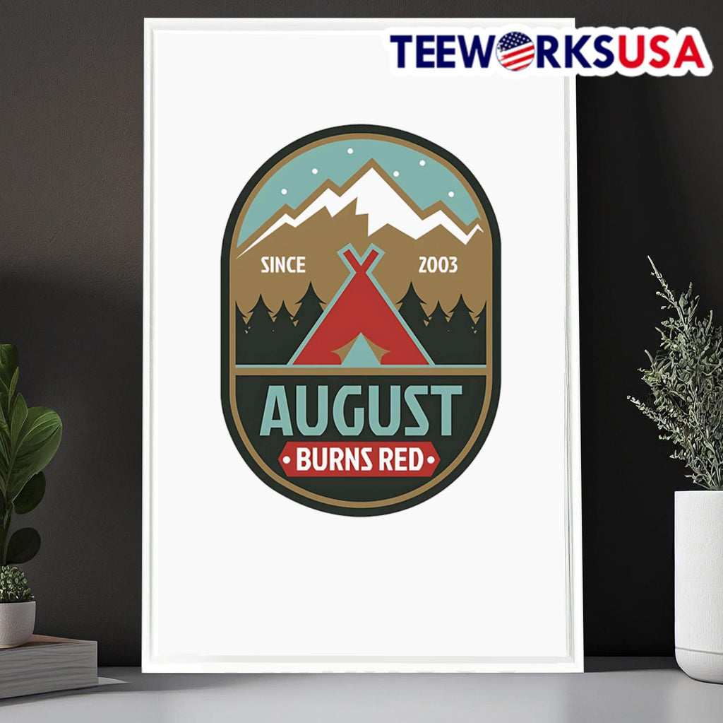 Tent August burns red sice 2003 - Adult & Kids T-Shirts, Sweatshirts & Hoodies apparel design preview 6