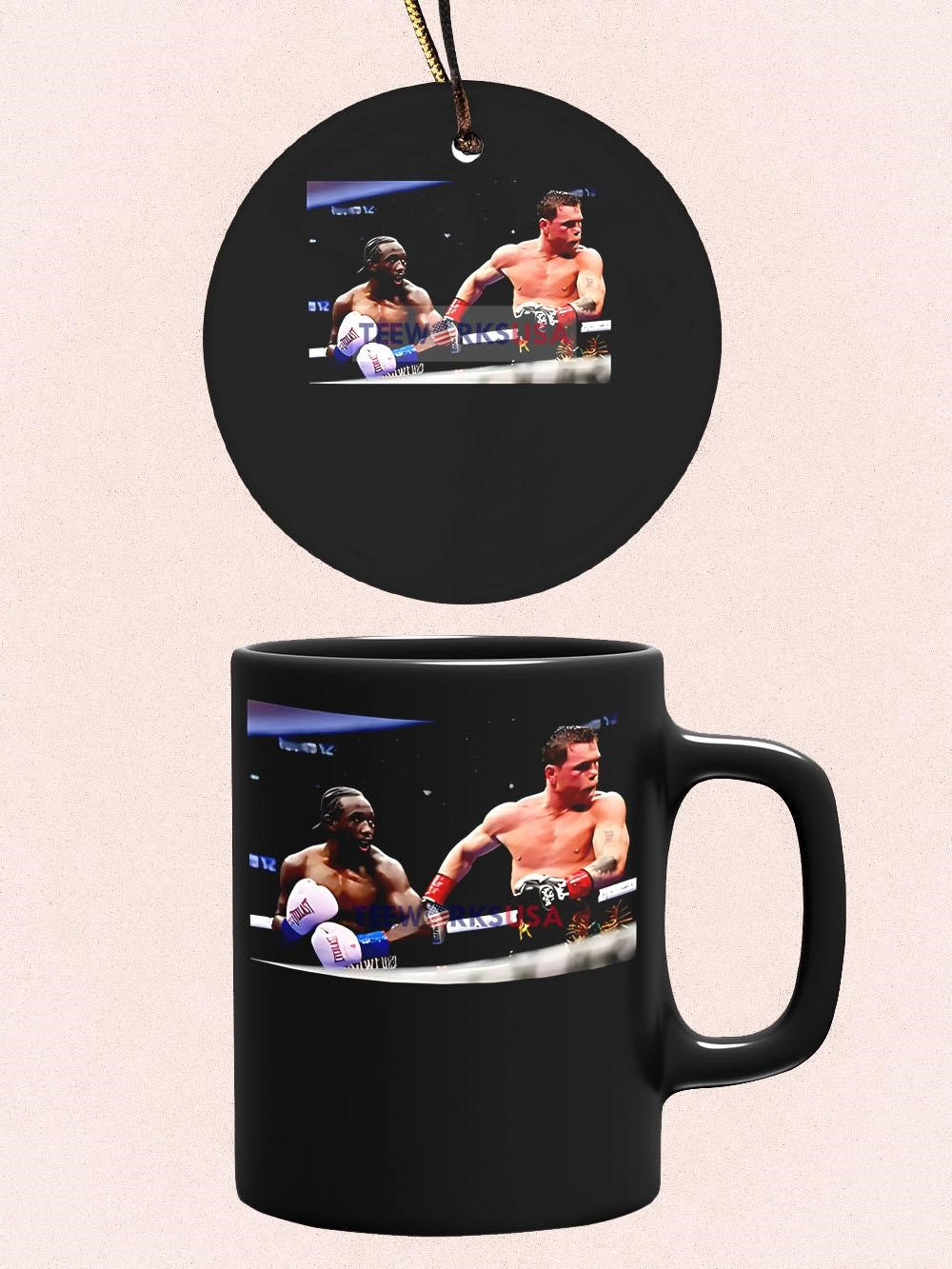 Terence Crawford Punches Canelo Alvarez - Adult & Kids T-Shirts, Sweatshirts & Hoodies apparel design preview 4