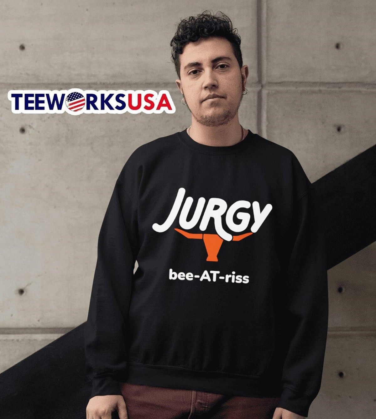 Texas Longhorns Jurgy bee-at-riss - Adult & Kids T-Shirts, Sweatshirts & Hoodies apparel design preview 3