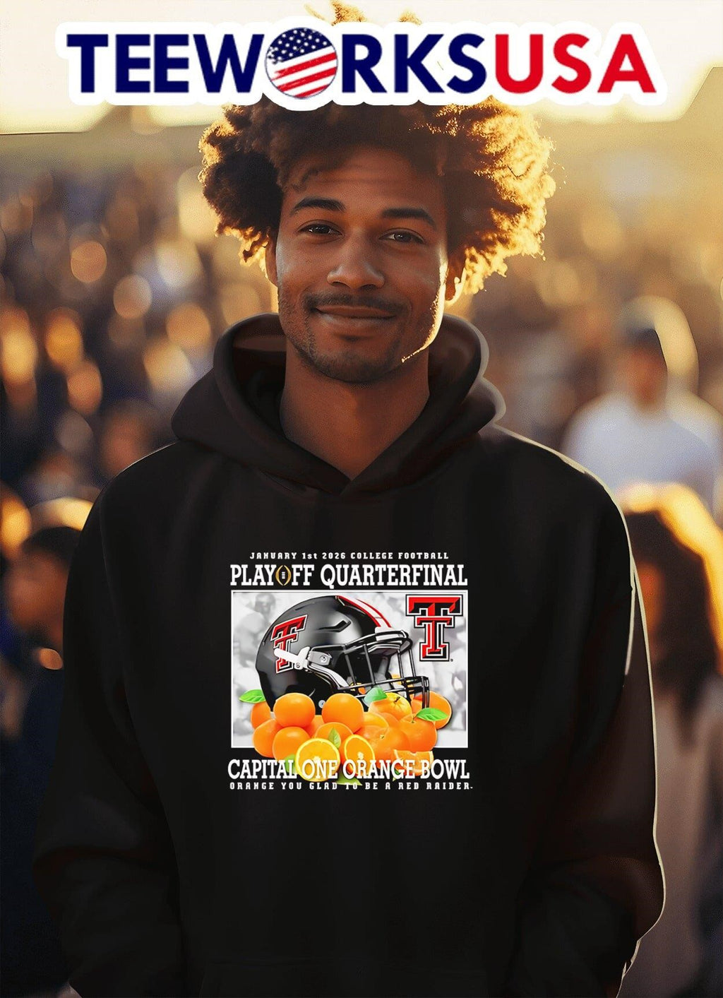 Texas Tech Red Raiders 2026 Orange Bowl - Adult & Kids T-Shirts, Sweatshirts & Hoodies apparel design preview 2