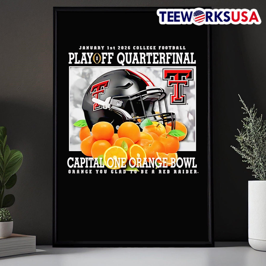 Texas Tech Red Raiders 2026 Orange Bowl - Adult & Kids T-Shirts, Sweatshirts & Hoodies apparel design preview 5