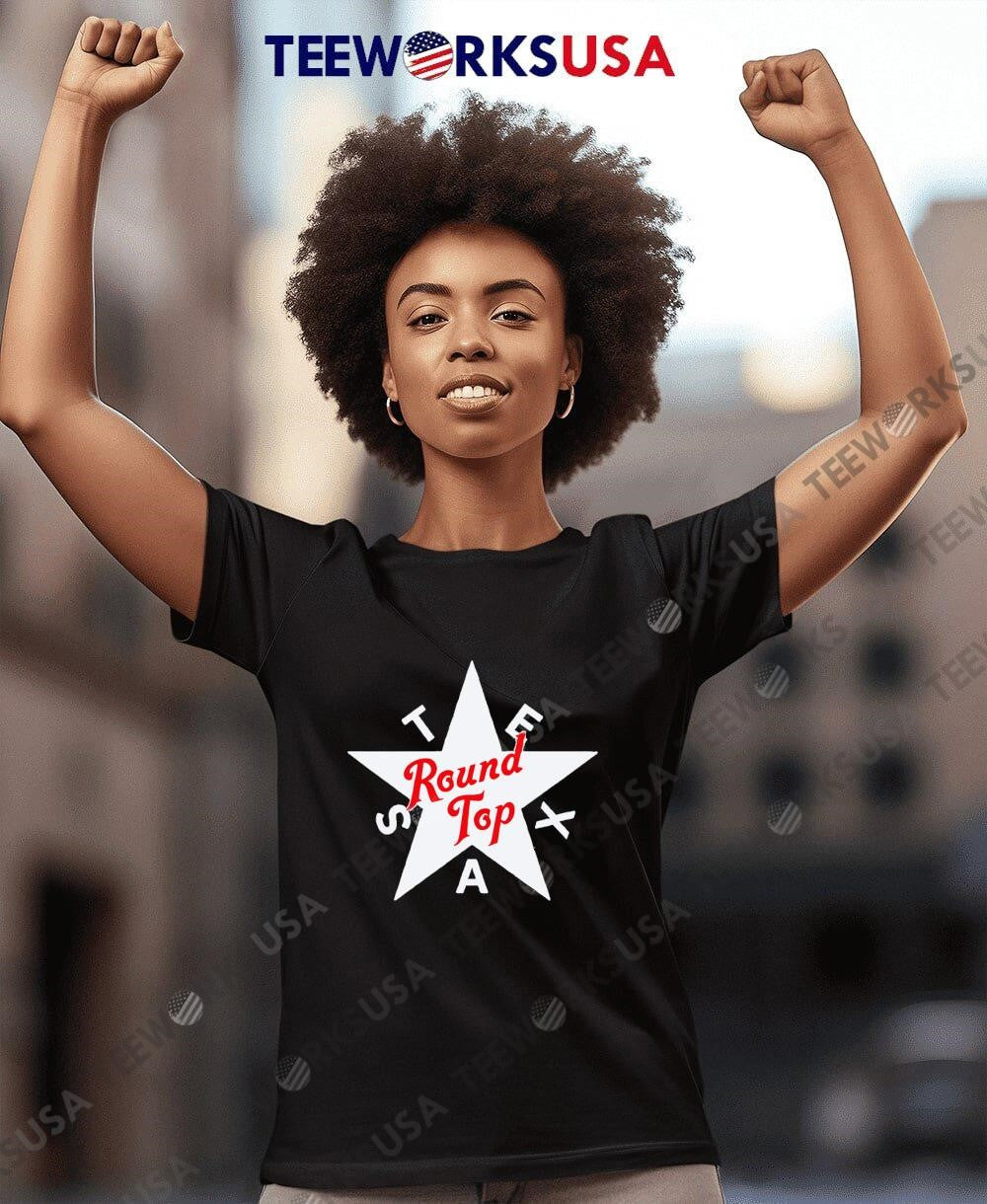 Texas flag round top lone star - Adult & Kids T-Shirts, Sweatshirts & Hoodies apparel design preview 8