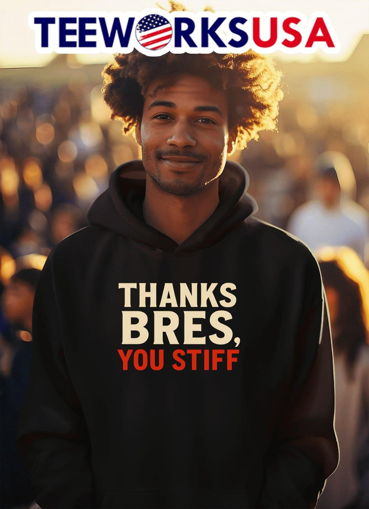 Thanks Bres you stiff - Adult & Kids T-Shirts, Sweatshirts & Hoodies apparel design preview 2