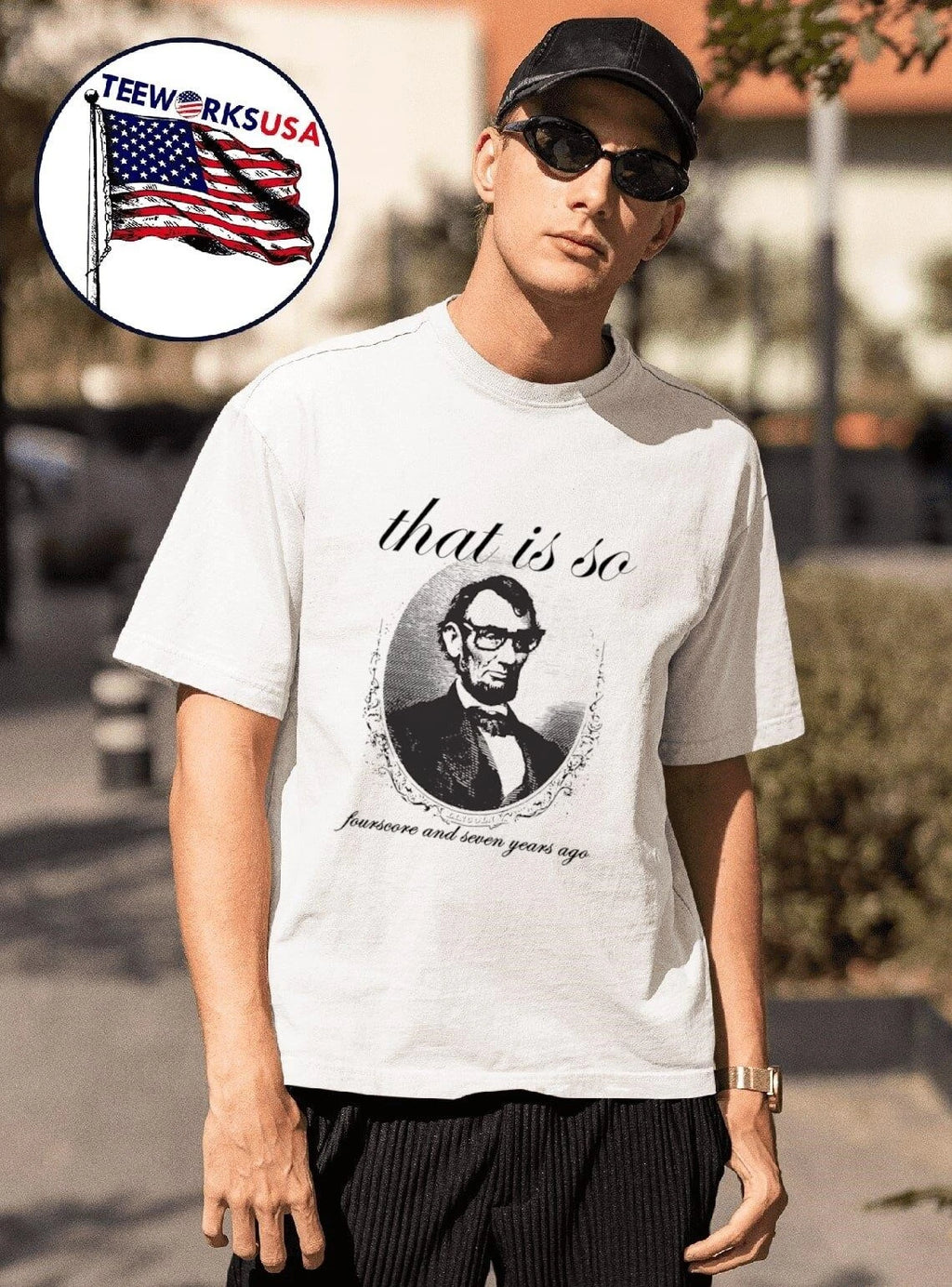 That Is So Fourscore And Seven Years Ago Abraham - Adult & Kids T-Shirts, Sweatshirts & Hoodies apparel design preview 1