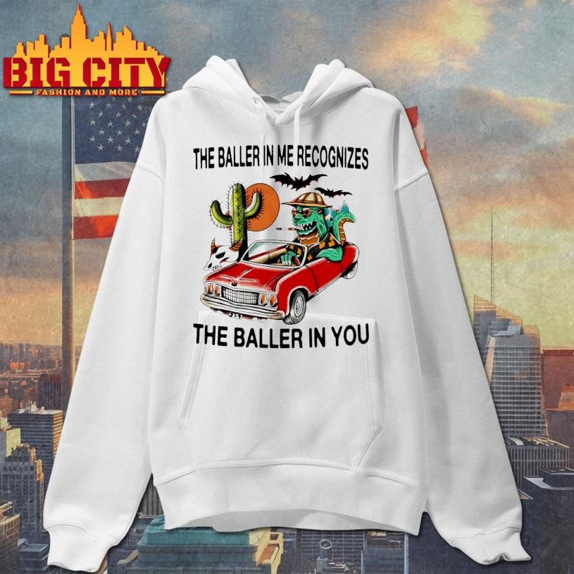 The Baller In Me Recognizes You Circle - Adult & Kids T-Shirts, Sweatshirts & Hoodies apparel design preview 2