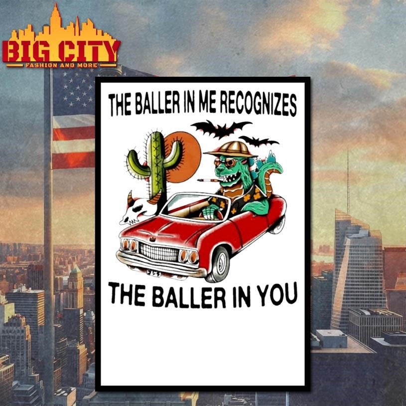 The Baller In Me Recognizes You Circle - Adult & Kids T-Shirts, Sweatshirts & Hoodies apparel design preview 4