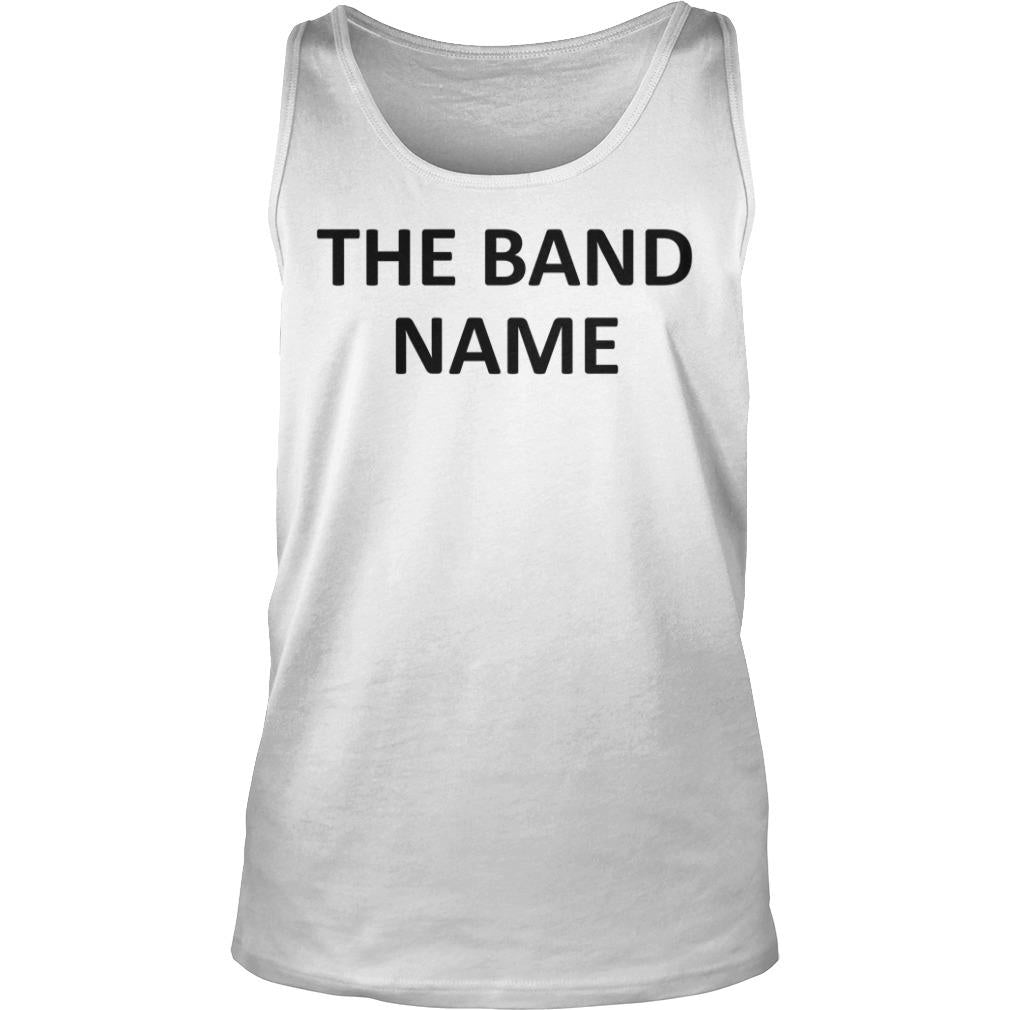 The Band Name White - Adult & Kids T-Shirts, Sweatshirts & Hoodies apparel design preview 3