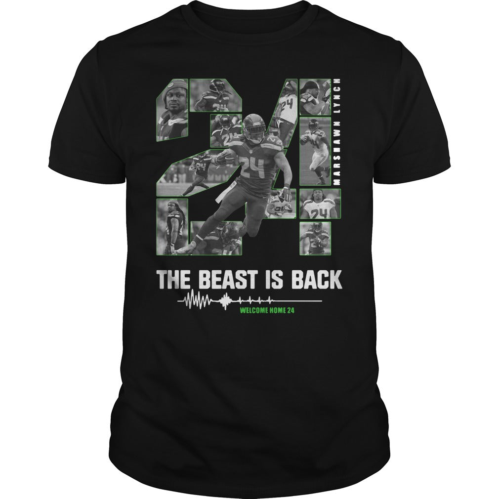 The Beast Is Back Welcome Home 24 - Adult & Kids T-Shirts, Sweatshirts & Hoodies apparel design preview 1