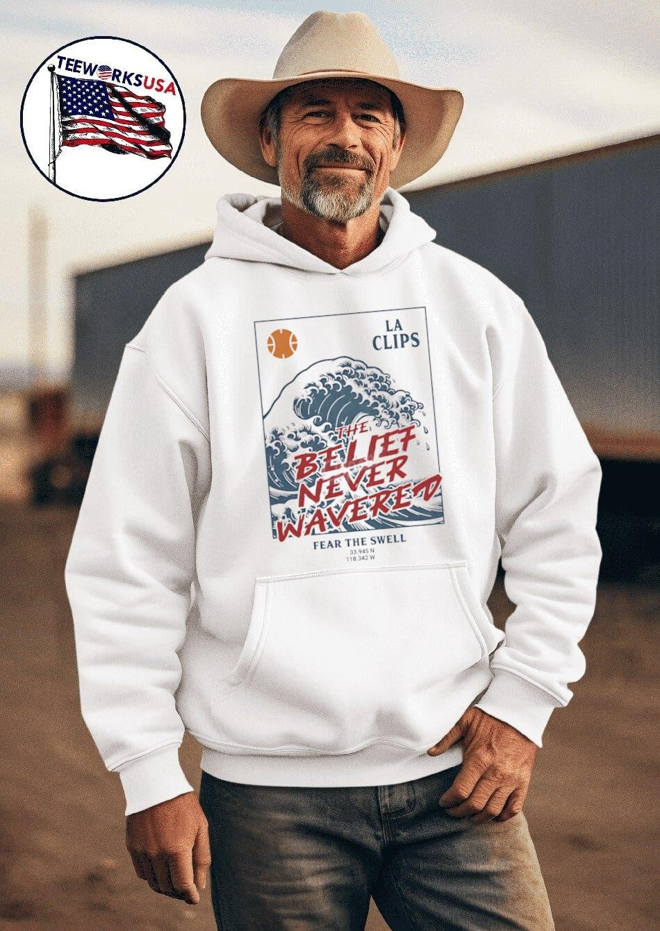 The Belief Never Wavered - Adult & Kids T-Shirts, Sweatshirts & Hoodies apparel design preview 2