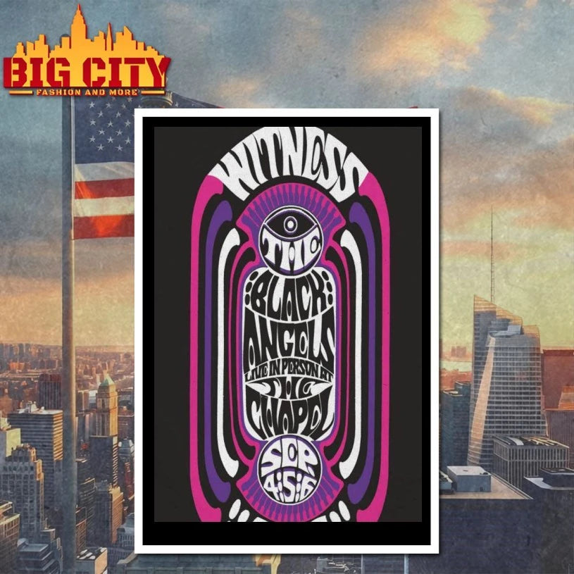 The Black Angels Poster Sept 5 2025 Tour - Adult & Kids T-Shirts, Sweatshirts & Hoodies apparel design preview 4