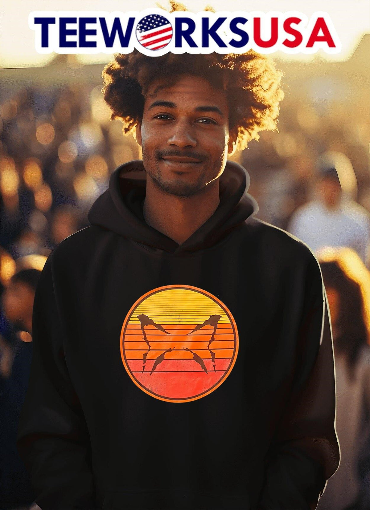 The Butterfly Effect Sunset Logo - Adult & Kids T-Shirts, Sweatshirts & Hoodies apparel design preview 2